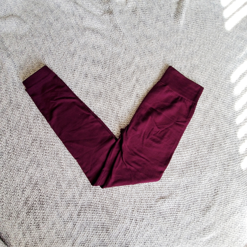 Motherhood maternity fleece lined leggings
